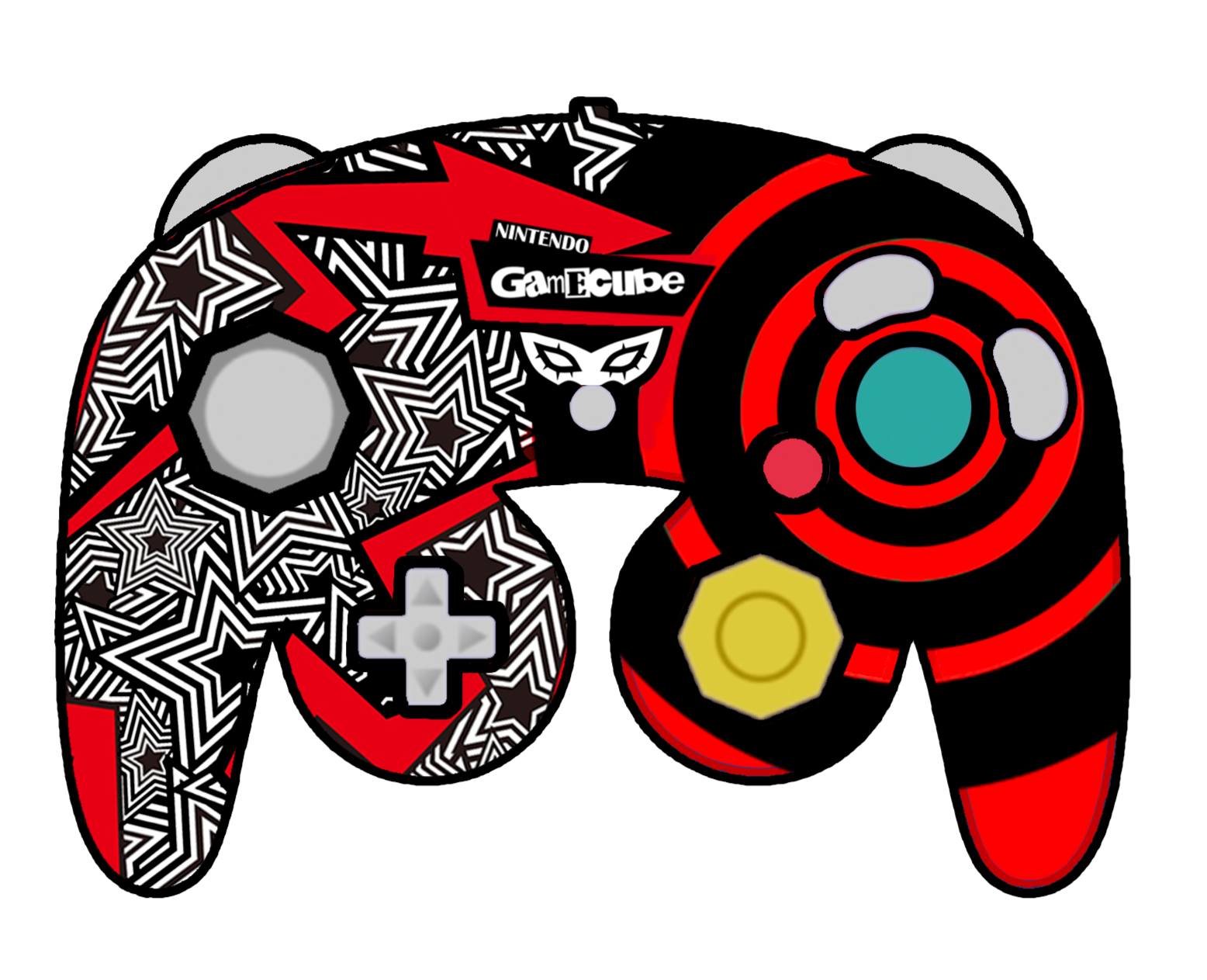 GameCube Controller skin based on persona 5